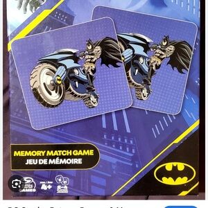 Batman Memory Match Card Game - Blue and Black